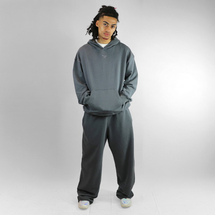 Sweat à capuche b4b CORE SE Wolf Grey