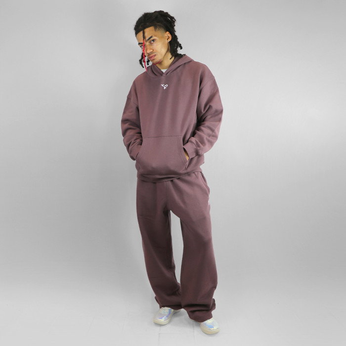 Sweat à capuche b4b CORE Dusty Mauve