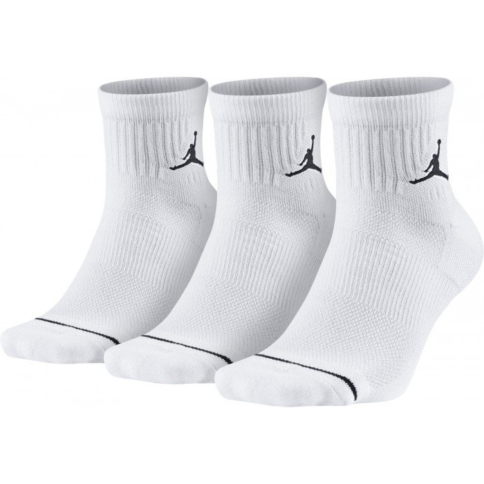 Chaussettes Jordan Jumpman High-intensity Quarter Sock (3 Pair) white/white/white/black