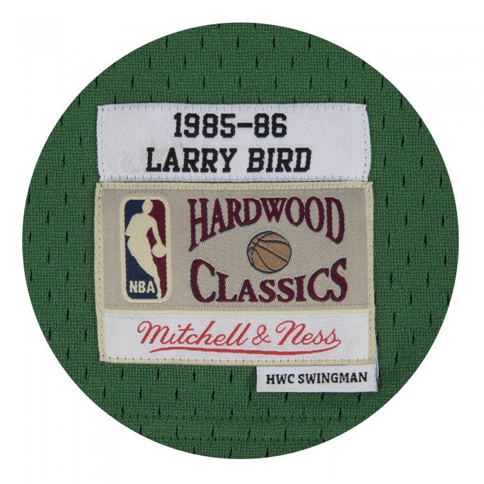 Swingman Jersey - Larry Bird 33 Green/white image n°3