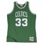 Color Green of the product Swingman Jersey - Larry Bird 33 Green/white