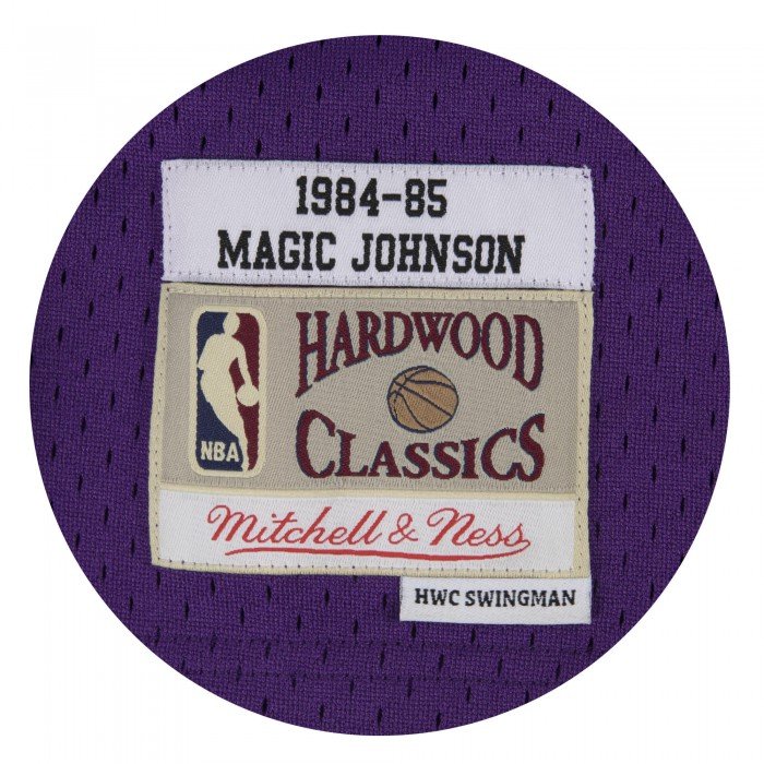 Swingman Jersey - Magic Johnson 32 Yellow/purple image n°3