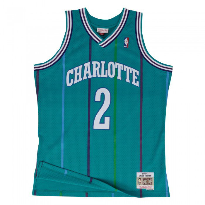 Maillot NBA Larry Johnson Charlotte Hornets 1992-93 Swingman Mitchell&Ness