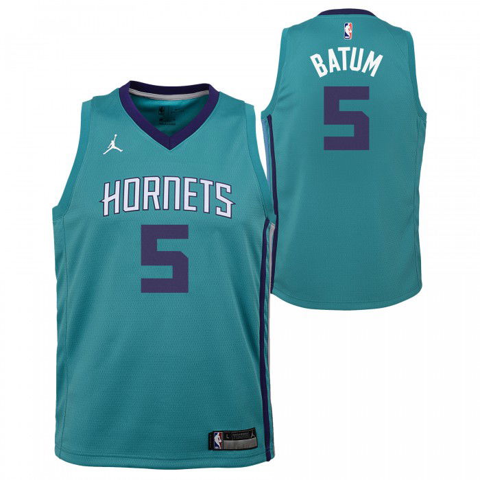 Maillot NBA Enfant Nicolas Batum Charlotte Hornets Swingman Icon Jordan