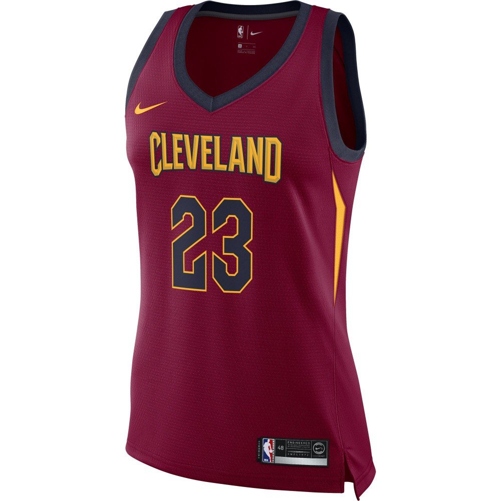  Maillot  Femme Lebron  James  Cleveland Cavaliers Icon 