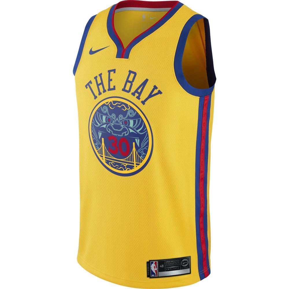Maillot Stephen Curry City Edition Swingman Golden State ...