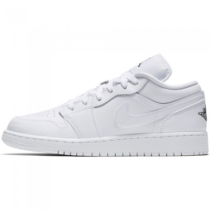 Air Jordan 1 Low Enfant white/black-white GS - Basket4Ballers