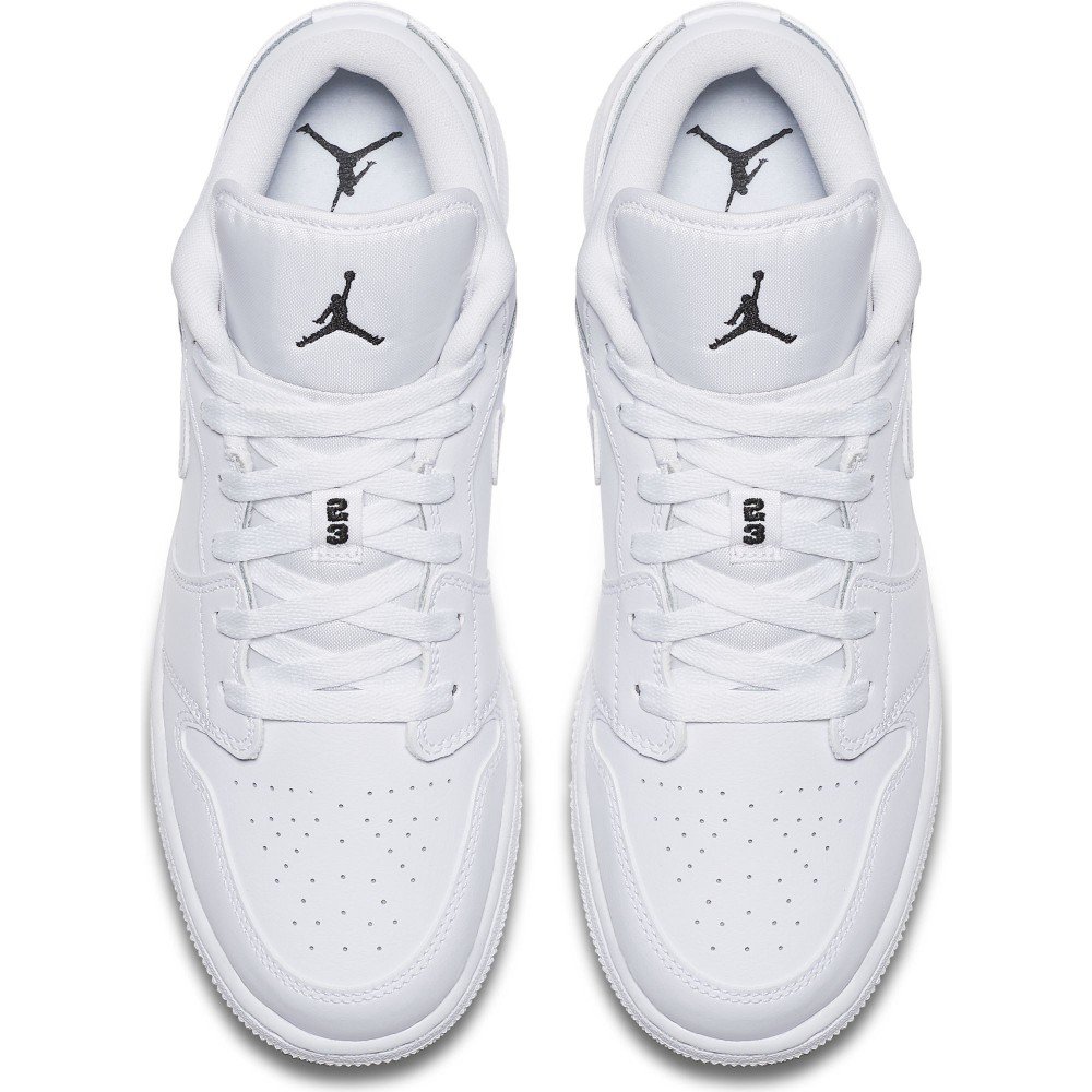 Air Jordan 1 Low Enfant white/black-white GS - Basket4Ballers