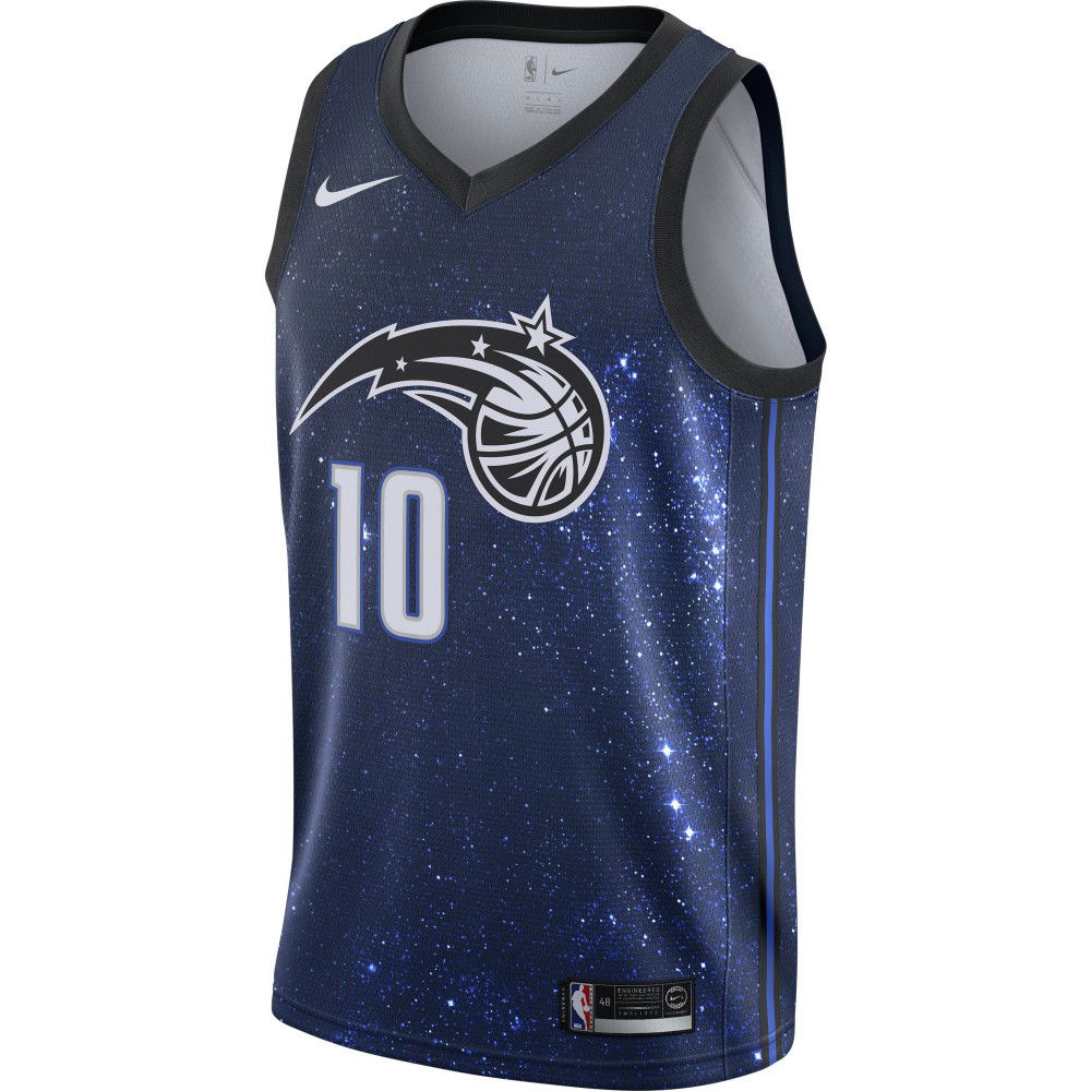 Maillot Evan Fournier City Edition Swingman (orlando Magic) black ...