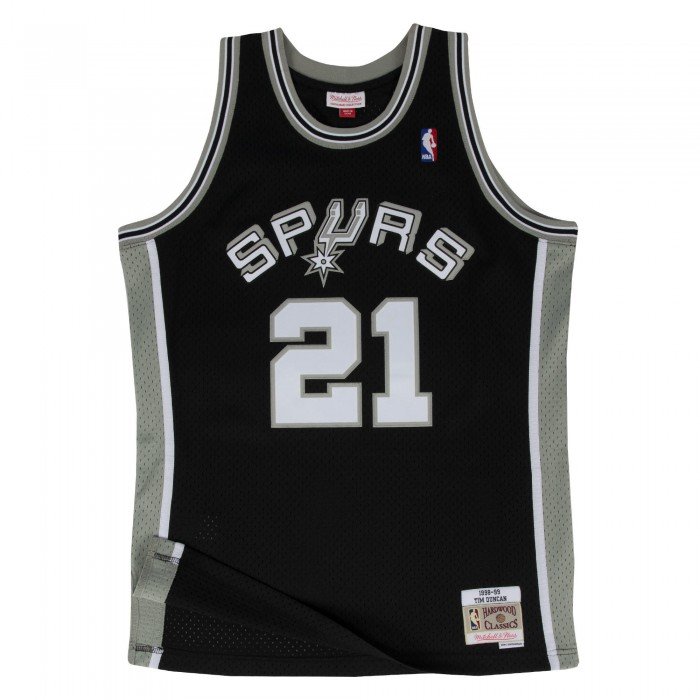 Maillot NBA Tim Duncan San Antonio Spurs 1998-99 Swingman Mitchell&Ness Road