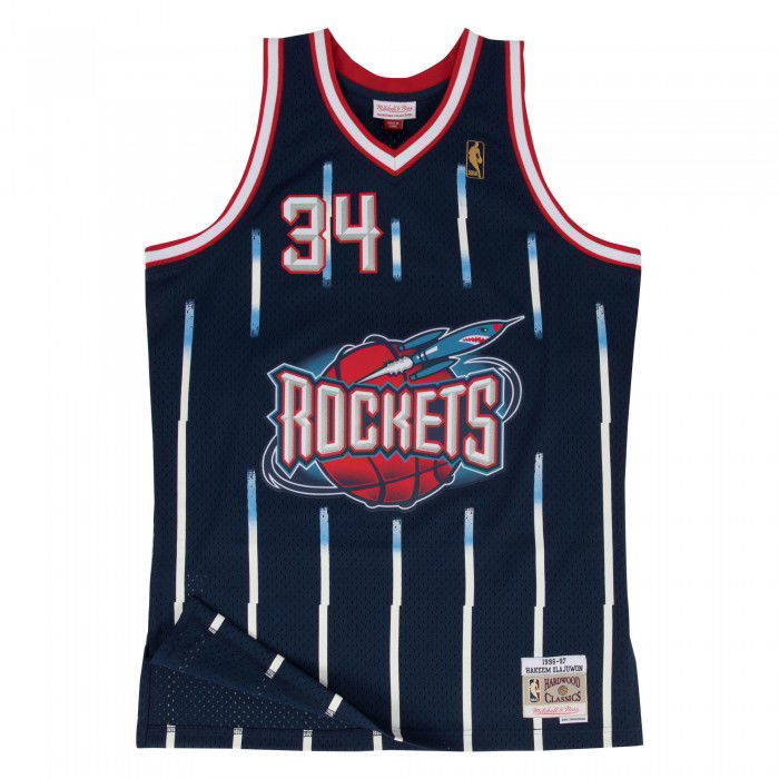 Maillot NBA Hakeem Olajuwon Houston Rockets 1996-97 Swingman Mitchell&Ness