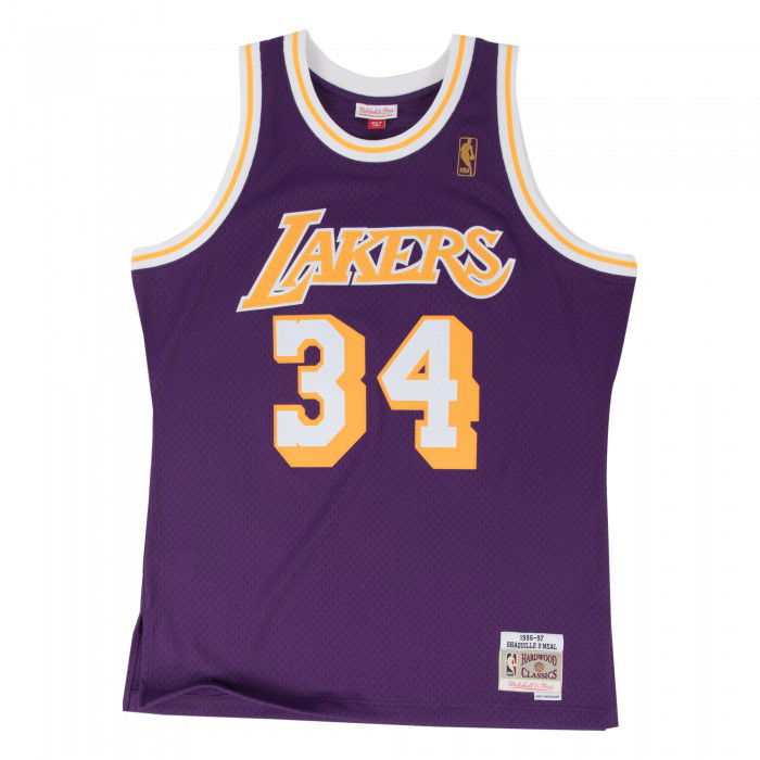 Maillot NBA Shaquille O'neal LA Lakers 1996-97 Swingman Mitchell&Ness