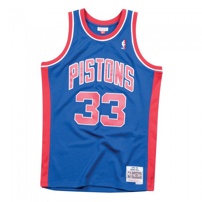 Maillot NBA Grant Hill Detroit Pistons 1995-96 33 Swingman Mitchell&Ness