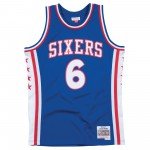 Color Red of the product Swingman Jersey - Julius Erving...
