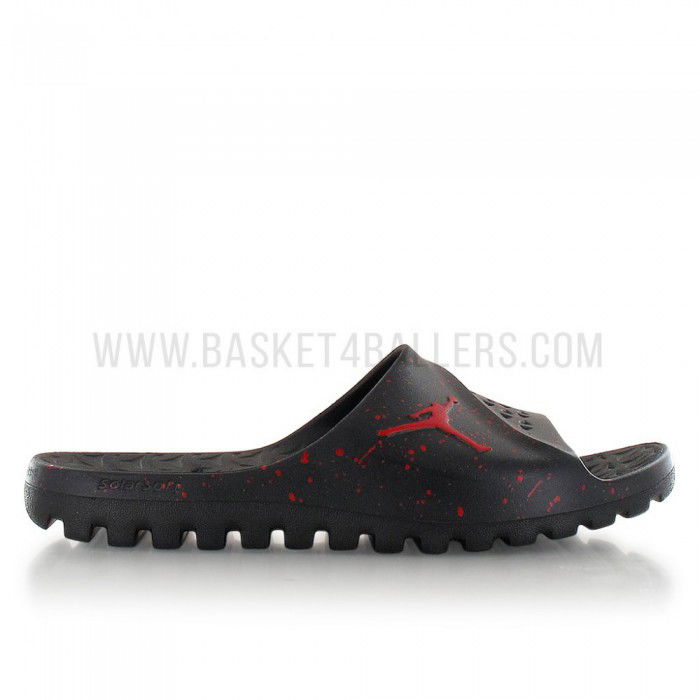 Claquettes Jordan Super.fly Team black/university red