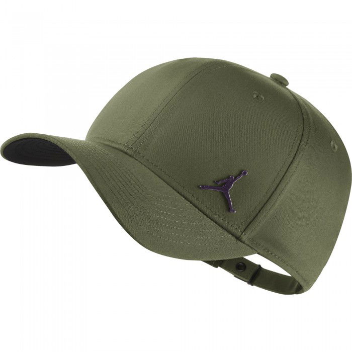 Casquette Jordan Classic99 Metal Jumpman Hat olive canvas