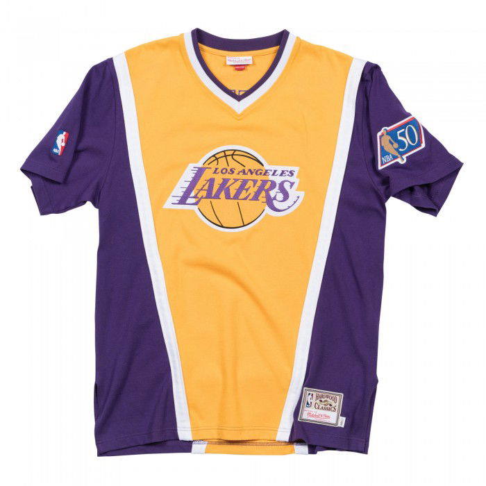 Shooting LA Lakers 1996-97 V-Neck Authentic Mitchell&Ness