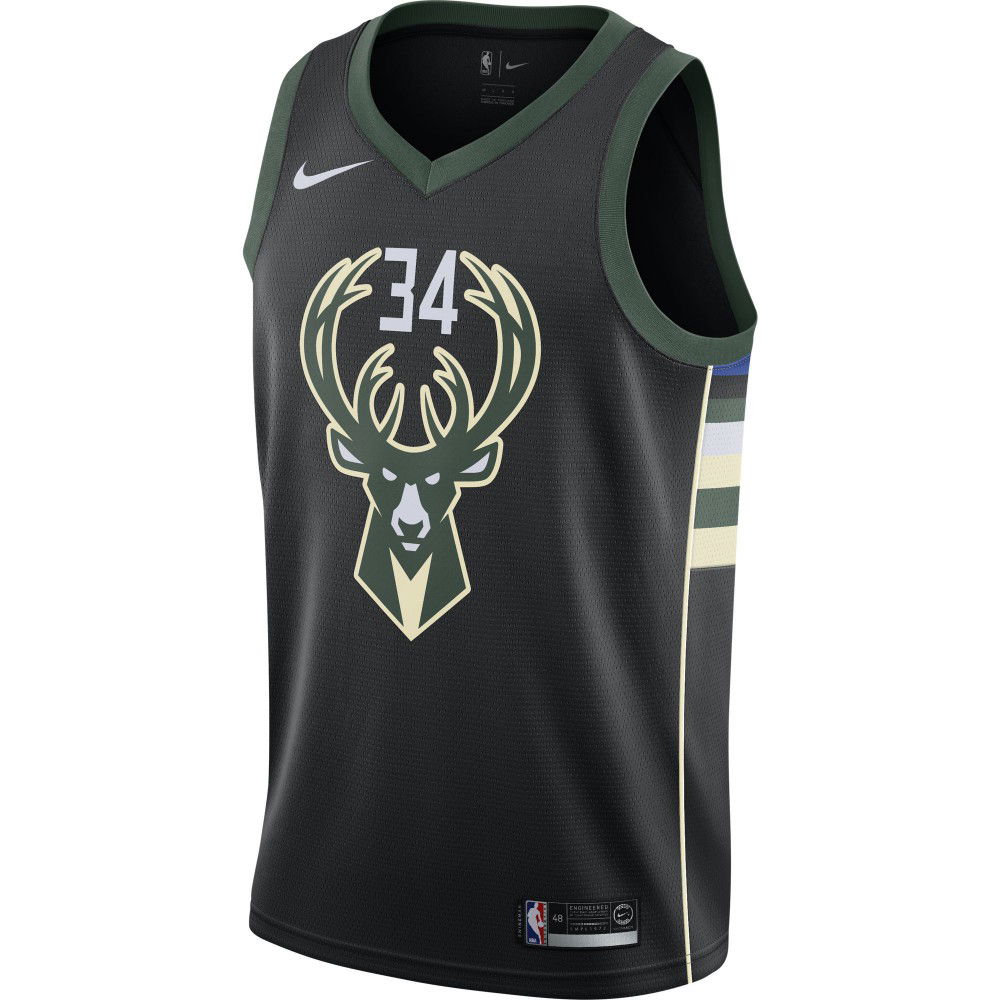 Maillot Giannis Antetokounmpo Milwaukee Bucks Nike Nba Statement Edition Swingman Basket4ballers 