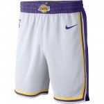 Color Blanc du produit Short Los Angeles Lakers Nike NBA Association...