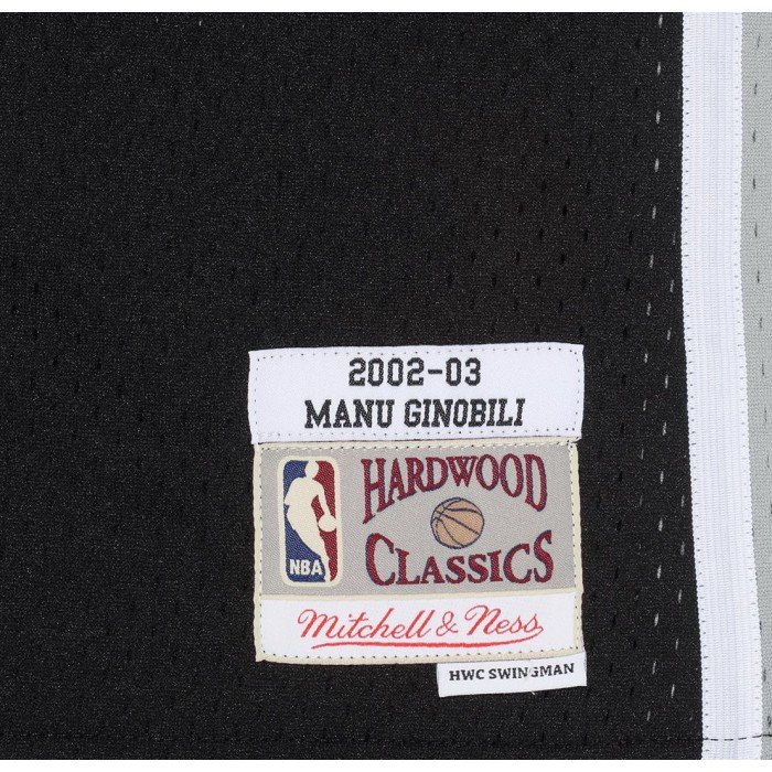 Maillot NBA Manu Ginobili San Antonio Spurs 2002-03 Swingman Mitchell&Ness Road image n°5