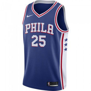 Maillot Ben Simmons Icon Edition Swingman Jersey (philadelphia 76ers) rush blue/white/university red | Nike