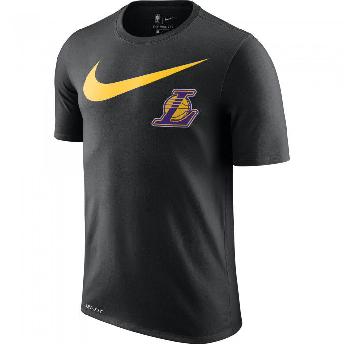 T-shirt Los Angeles Lakers Nike Dry black