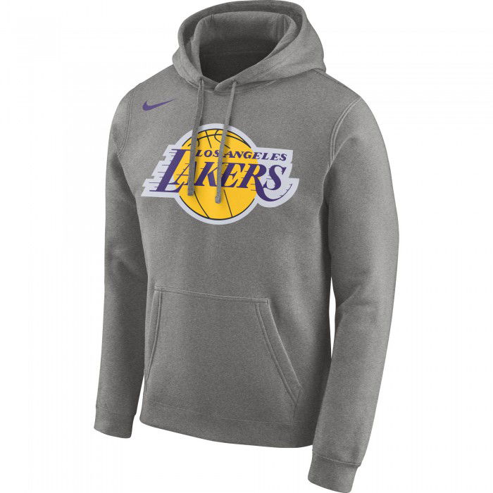 Sweat Los Angeles Lakers Nike PO logo dk grey heather