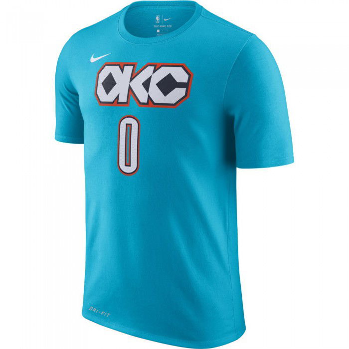 T-shirt Russell Westbrook OKC Thunder Dri-Fit Nike City Edition Name&Number