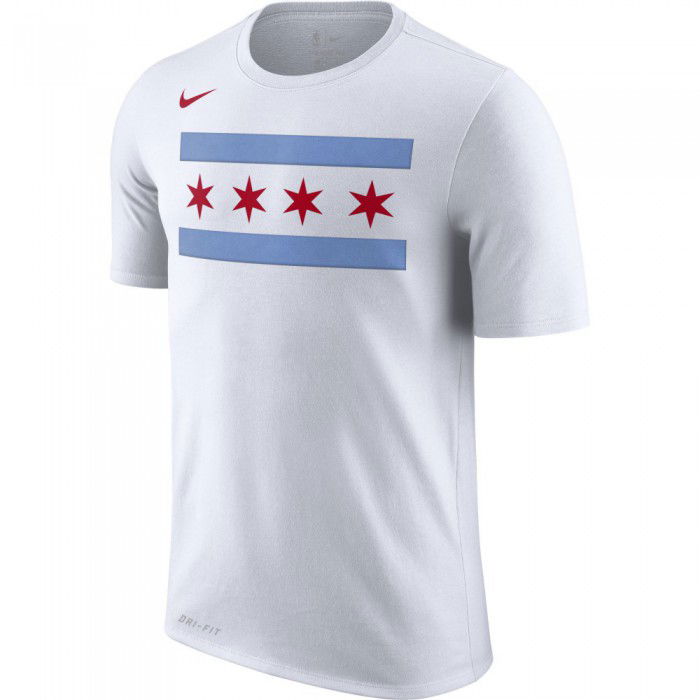T-shirt Chicago Bulls Logo Dri-Fit Nike City Edition