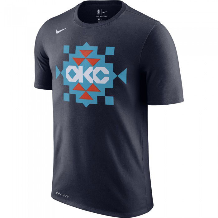 T-shirt OKC Thunder Logo Dri-Fit Nike City Edition