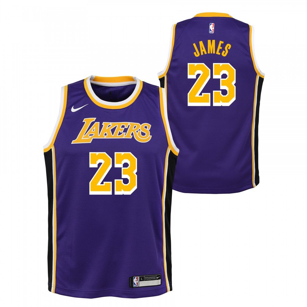 White And Blue Lebron Lakers Jersey / Nike Los Angeles Lakers LeBron ...