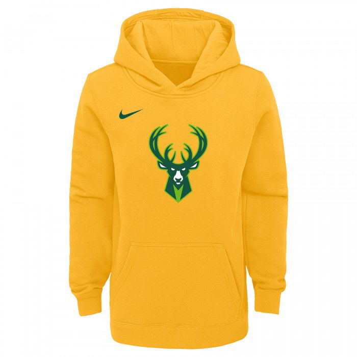 Sweat NBA Enfant Milwaukee Bucks Nike City Edition PO Logo