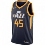 Color Blue of the product Maillot Donovan Mitchell Maillot Icon Edition...