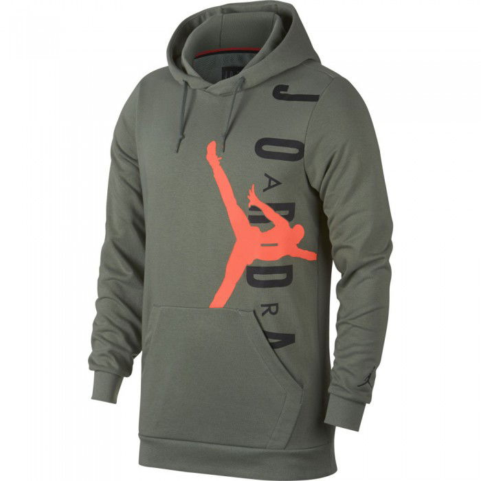 Sweat Jordan Jumpman Air Lightweight vintage lichen/hyper crimson