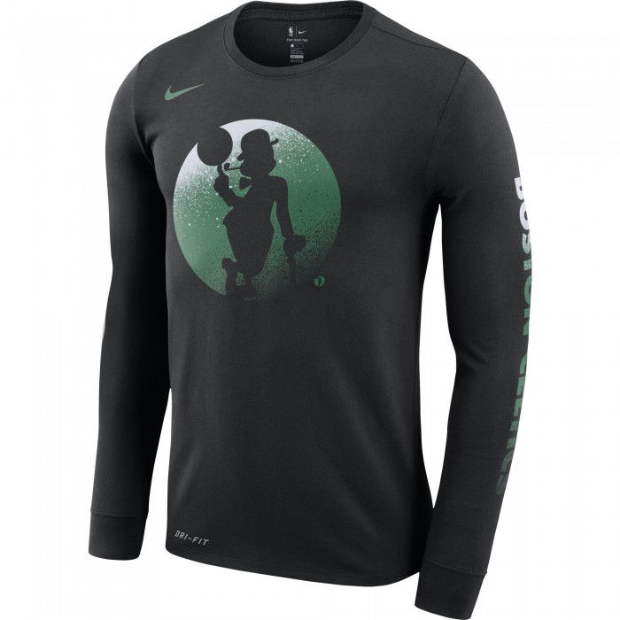T-shirt NBA Boston Celtics Nike manches longues Dri-fit black