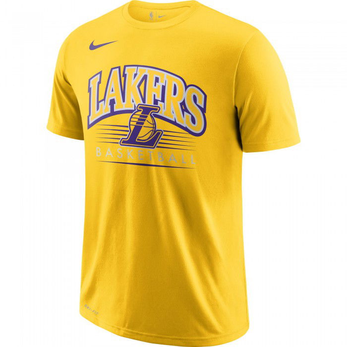 T-shirt Los Angeles Lakers Nike Dri-fit amarillo