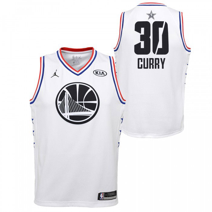 Maillot NBA Enfant Stephen Curry Nike All Star Edition Swingman white
