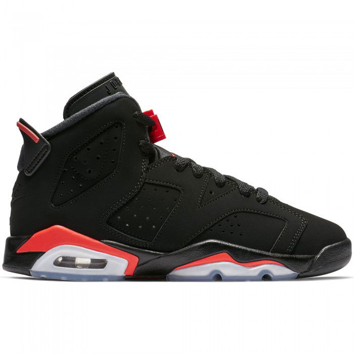 Boys' Air Jordan 6 Retro (gs) black/infrared