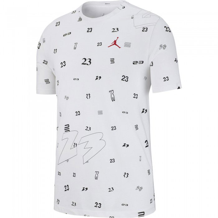 T-shirt Jordan 23 white/black