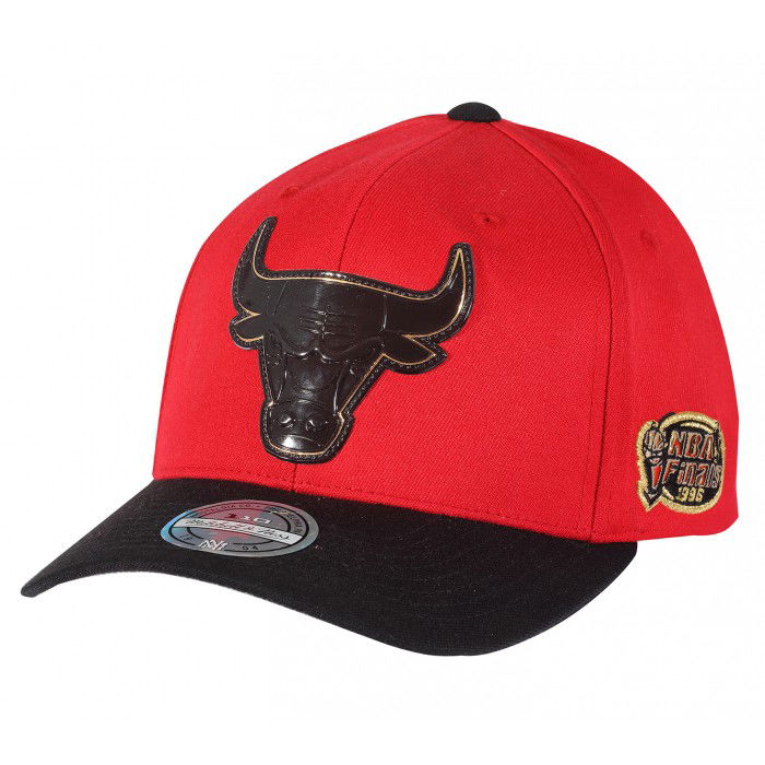 Casquette NBA Chicago Bulls Presto Snapback Mitchell & Ness Red