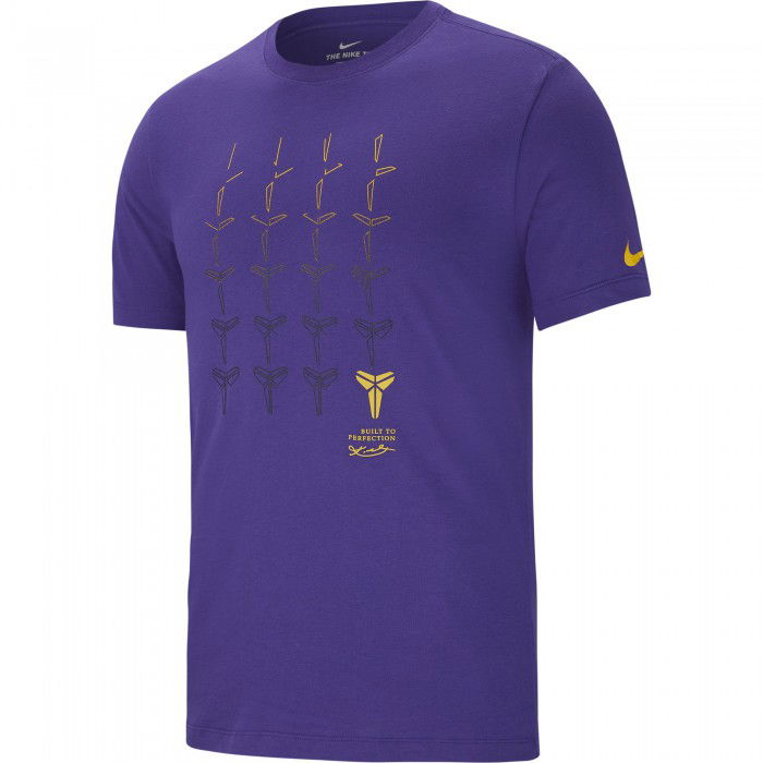 T-shirt Nike Dri-fit Kobe court purple/court purple/amarillo