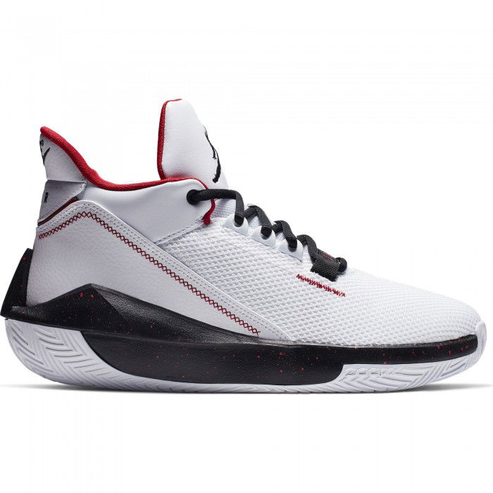 Jordan 2x3 white/black-gym red