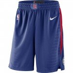 Color Blue of the product Short La Clippers Icon Edition Swingman rush...
