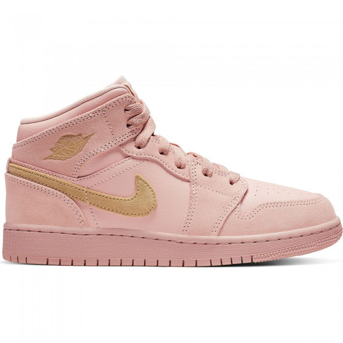 Air Jordan 1 Mid Se Enfant coral stardust/club gold-coral stardust