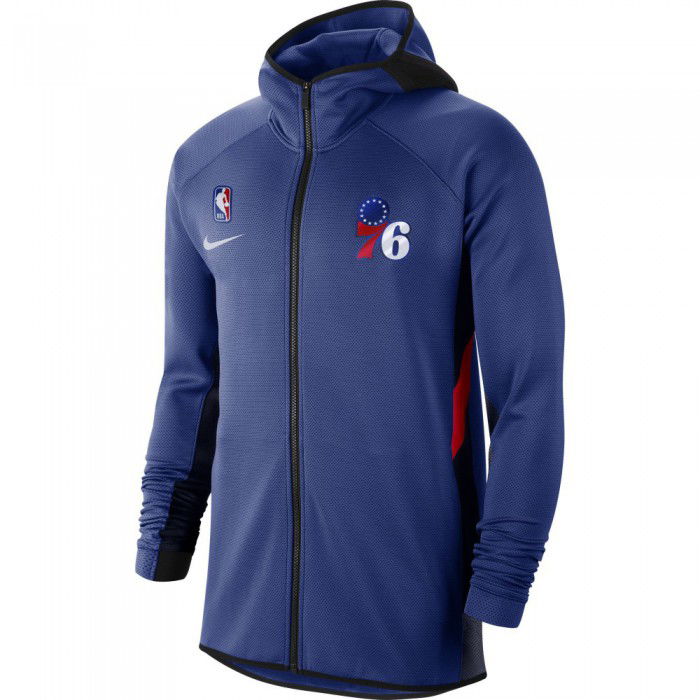 Sweat Philadelphia 76ers Nike Therma Flex Showtime rush blue/college navy/university red