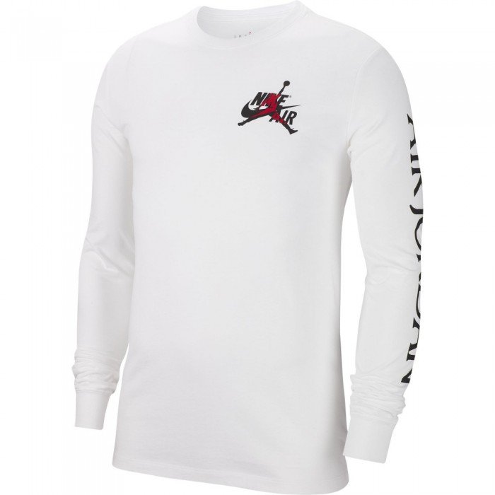 T-shirt Jordan Classics white/gym red/black - Basket4Ballers