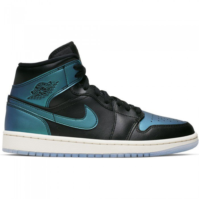 Air Jordan 1 Mid black/pale ivory-multi-color