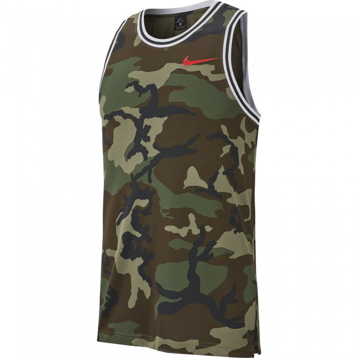 Maillot Nike Dri-fit Camo Dna medium olive/university red
