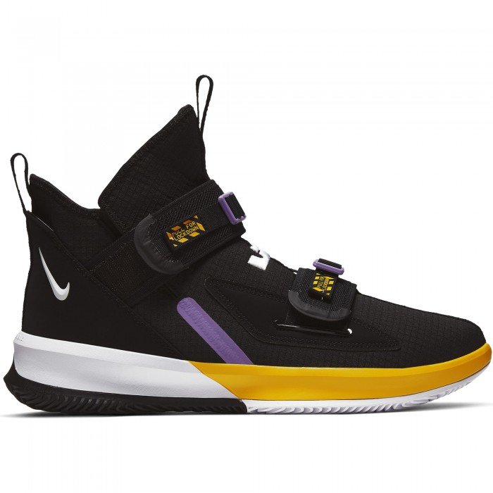 lebron shoes purple and gold