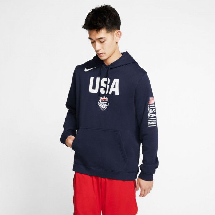 Sweat Nike Team USA Club Fleece obsidian
